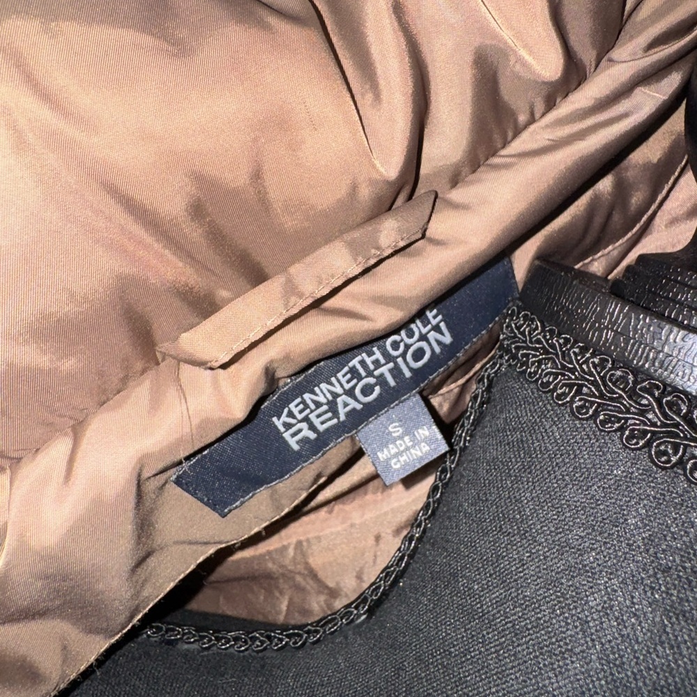 Kenneth Cole Reaction  Women's Quilted Puffer Coat - Brown - Picture 10 of 11